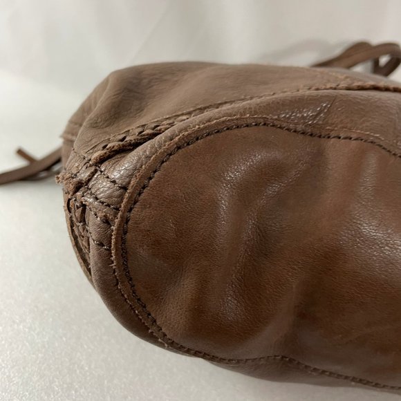 Lucky Brand Cow Hide Leather Shoulder Bag - Picture 14 of 15